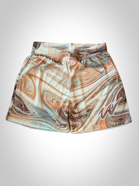 WA Mesh Short- Marble